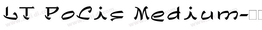 LT Polis Medium字体转换